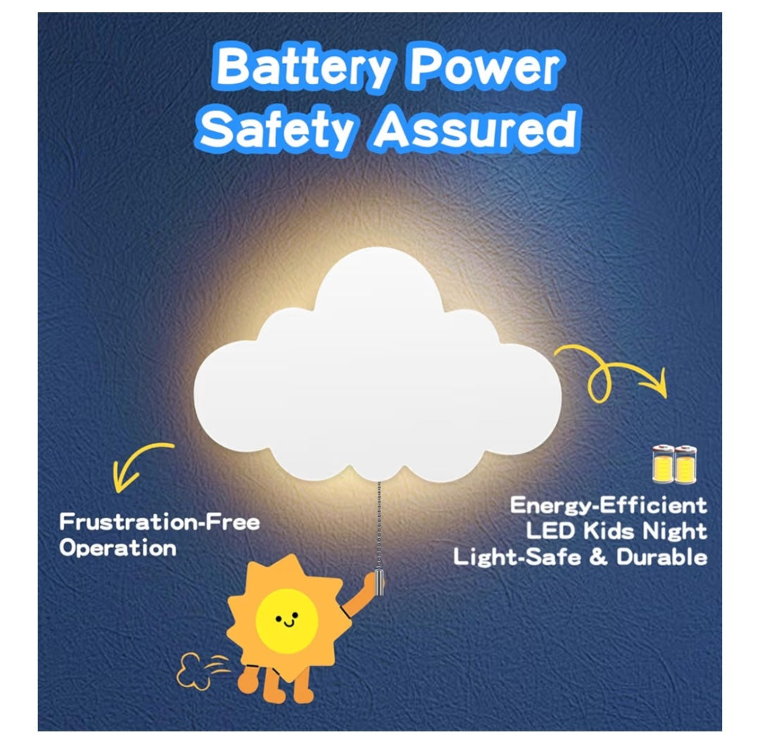 Cloud Light 2 Pack Battery-Powered Wall Lamps