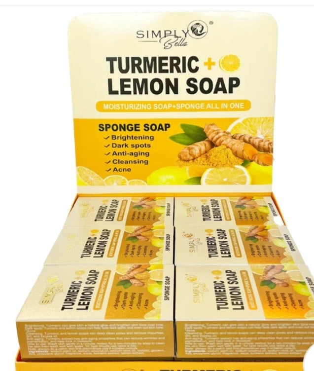 Simply Bella Turmeric + Lemon Sponge Soap