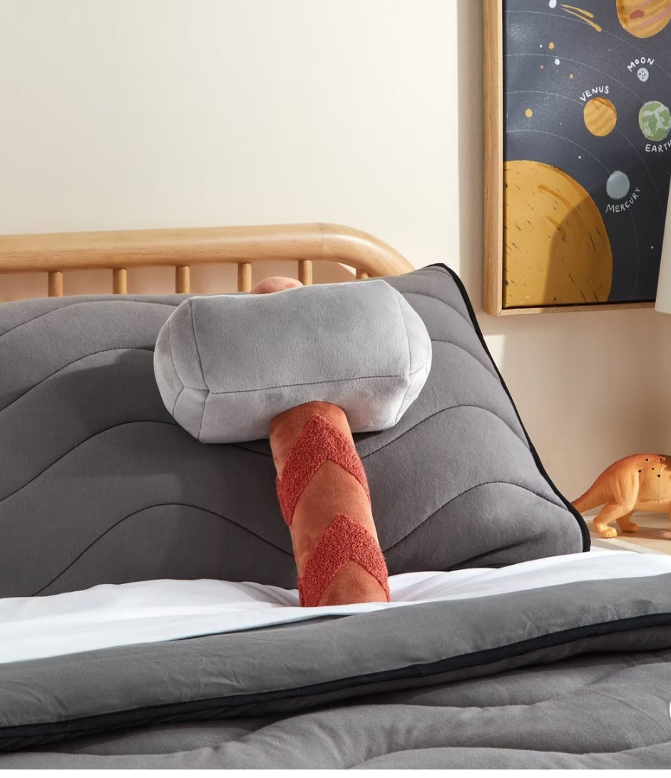 Thor Hammer Kids' Decorative Throw Pillow