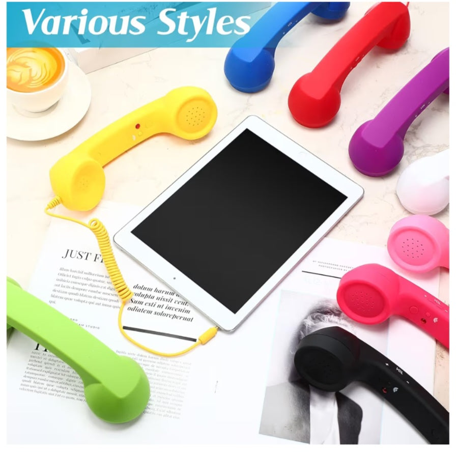 Retro Phone Handset for Cell Phone-Multiple colors ($10.99 each)