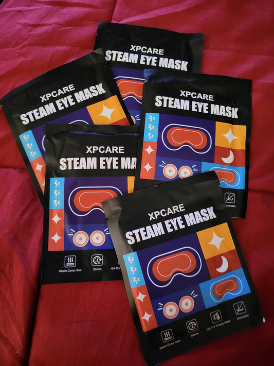 -001 NEW ITEM-Self Heated Steam Warm Eye Mask (5 Pack Unscented)