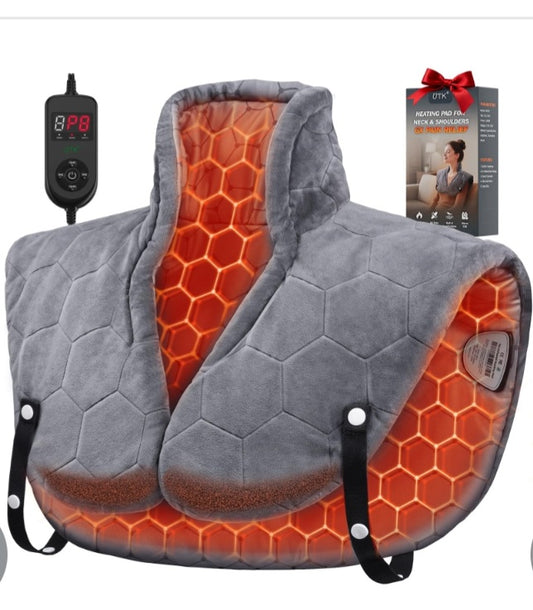 -001 NEW ITEM-Fast Hot Heating Pad for Neck Shoulders and Back