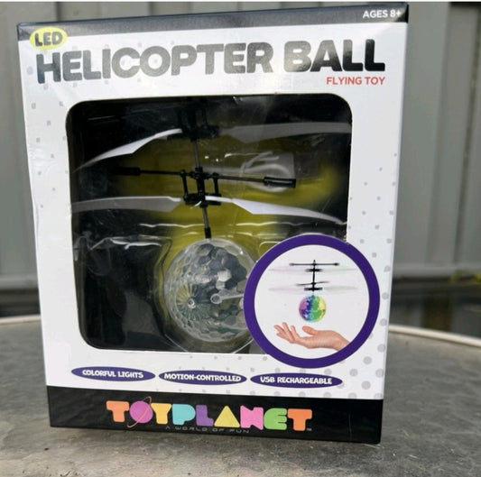 TOYPLANET Helicopter Ball Motion Controlled Flying Toy Multi-Color