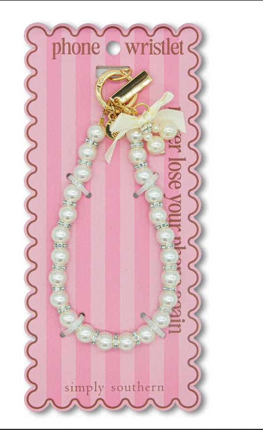 Simply Southern Pearl Phone Wristlet