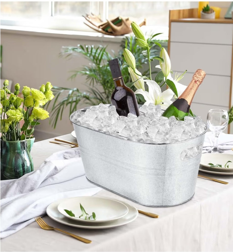 Galvanized Ice Bucket (4 Gallon)