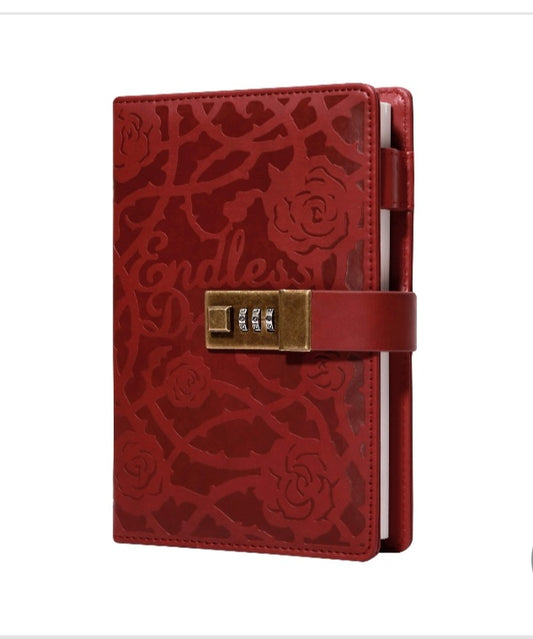 -001 NEW ITEM-Diary with Digital Lock Combination