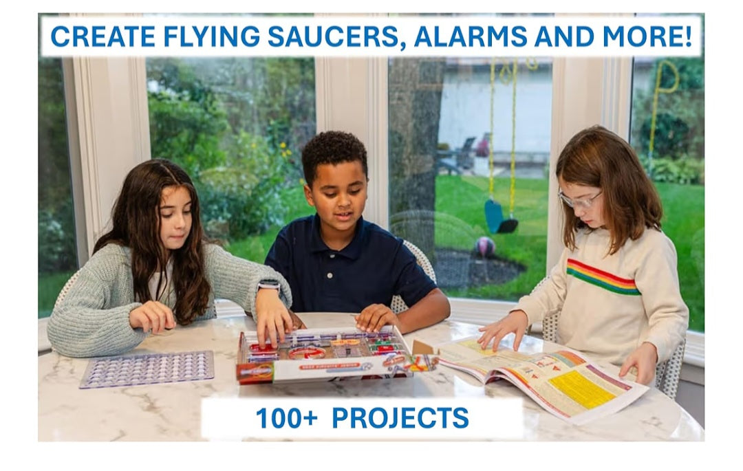 Snap Circuits Jr. SC-100 Electronics Exploration Kit-STEM Educational Toy for Kids 8 +