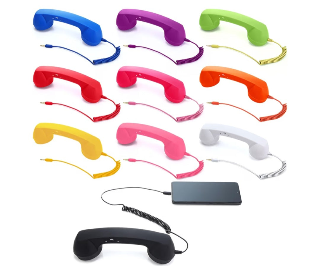 Retro Phone Handset for Cell Phone-Multiple colors ($10.99 each)