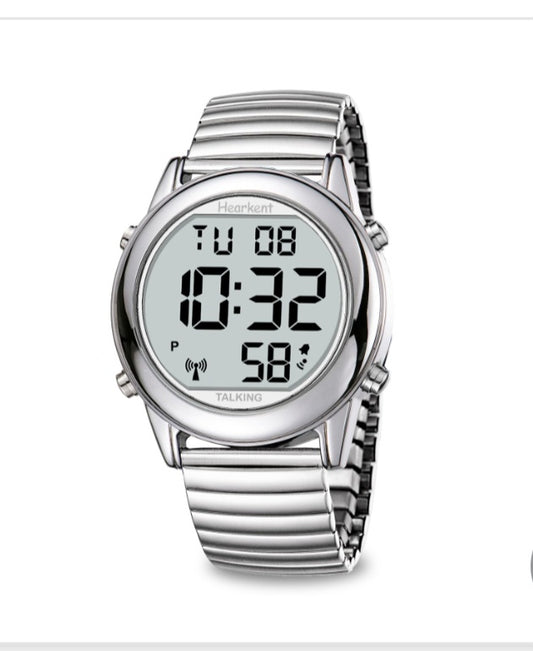 -003 NEW ITEM- Hearkent Atomic Digital Talking Watch for Elderly or Anyone!