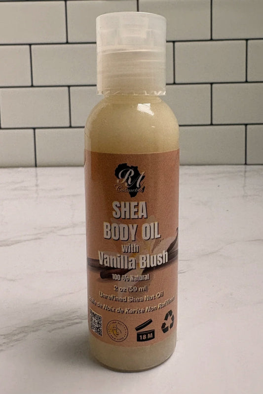 3 Shea Body Oil Vanilla Blush