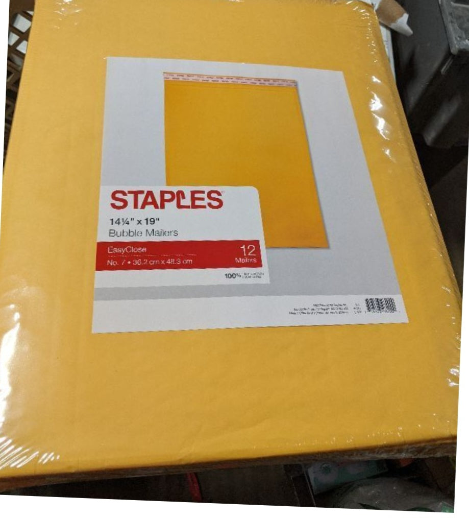 Bubble Self Seal Mailers 14 1/4" x 19" (12 pack) #7