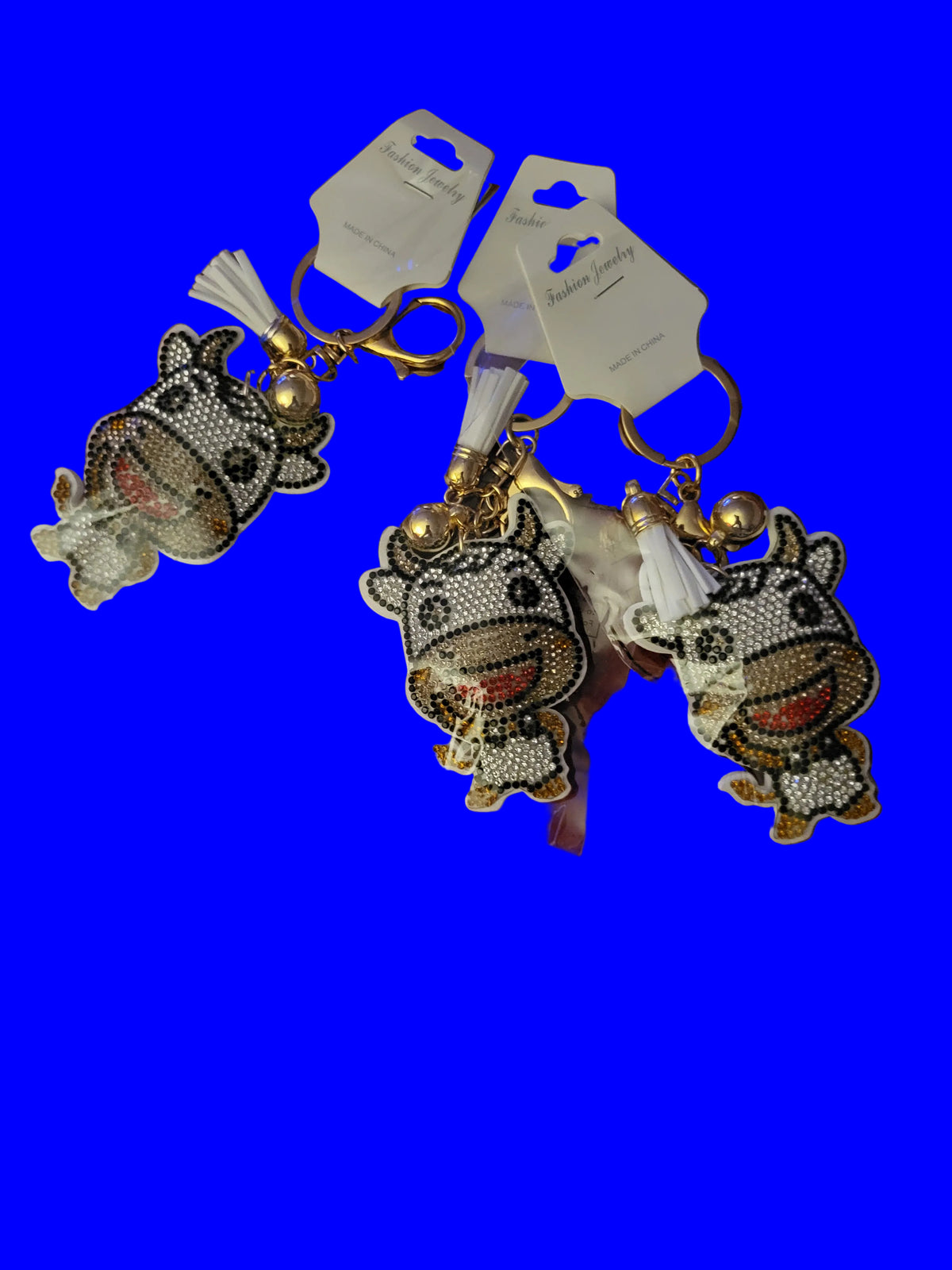 Bling Puffy Highland Cow Keychain or Purse Chain $5.50 each