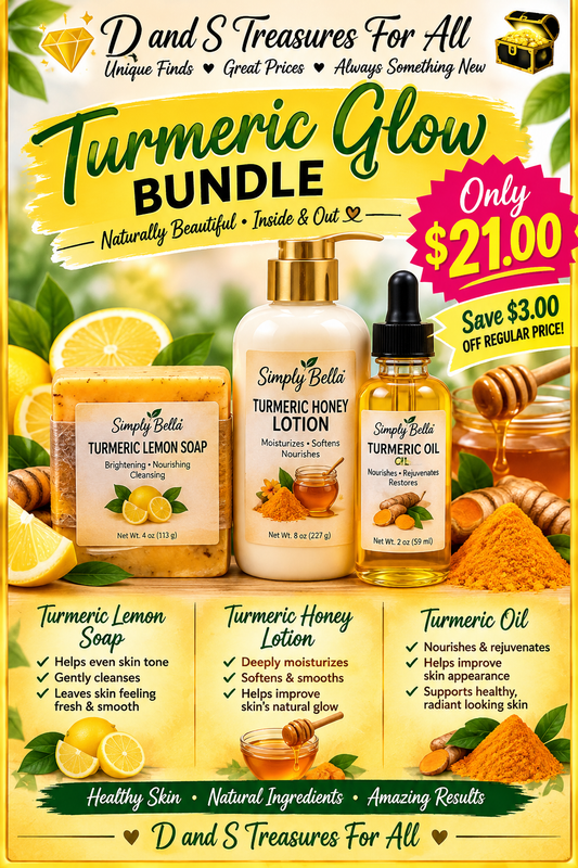 Tumeric Glow Bundle w/ free body glove