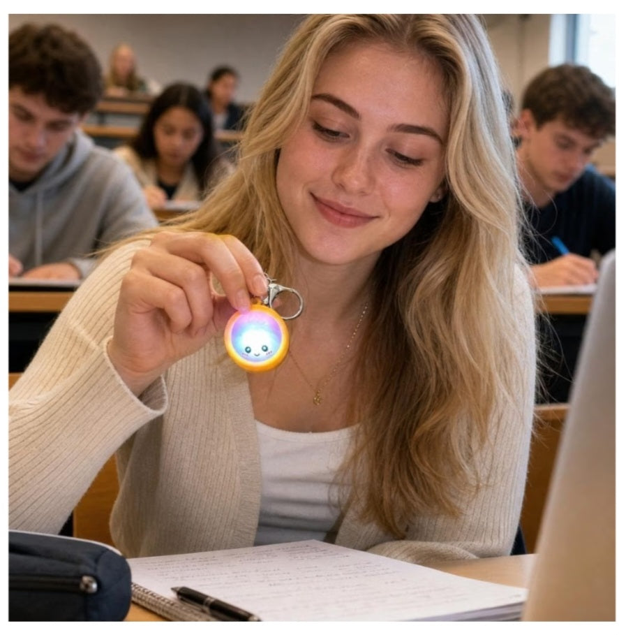 Dumpling Light Up Fidget Clicker Toy