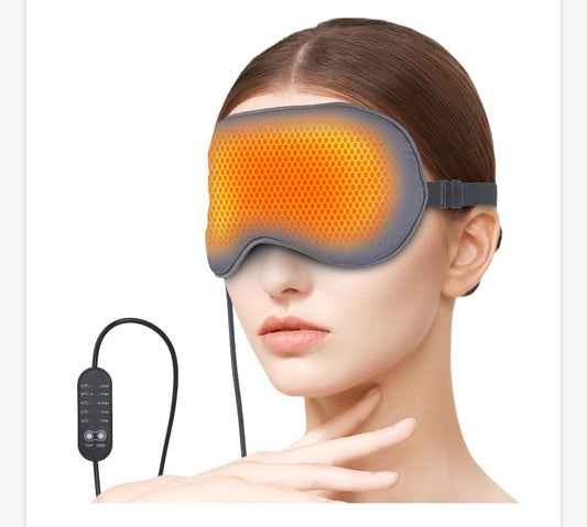 -002 NEW ITEM--USB Electric Heated Eye Mask for Dry Eyes & Migraines