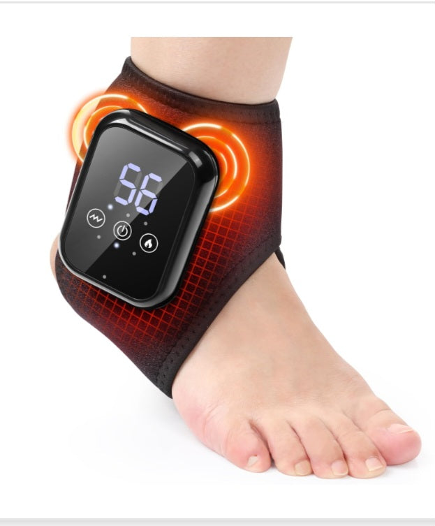-001 NEW ITEM- Ankle Heating Pad Wrap with Massage