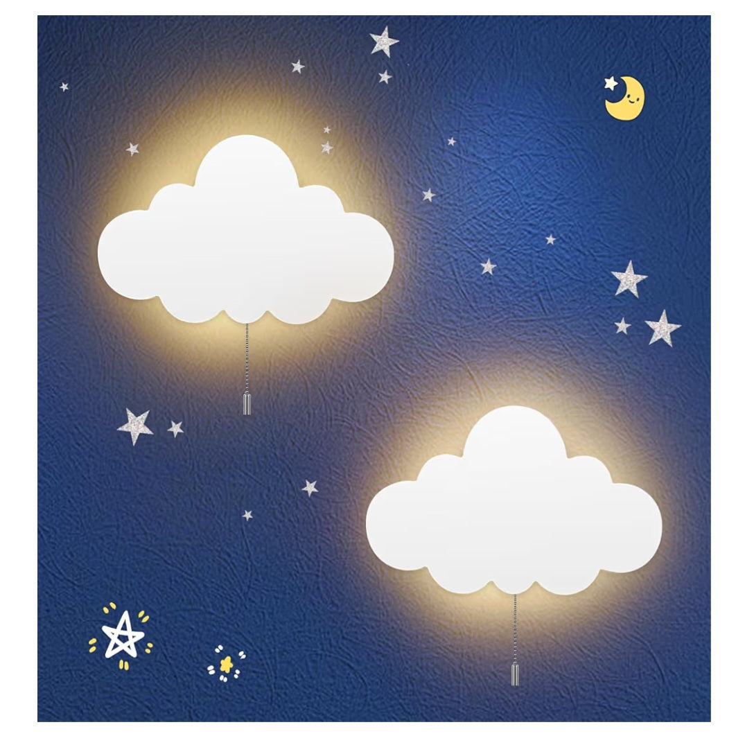 Cloud Light 2 Pack Battery-Powered Wall Lamps