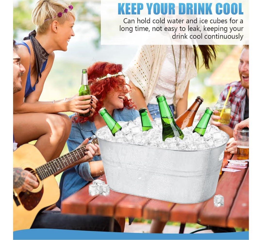 Galvanized Ice Bucket (4 Gallon)