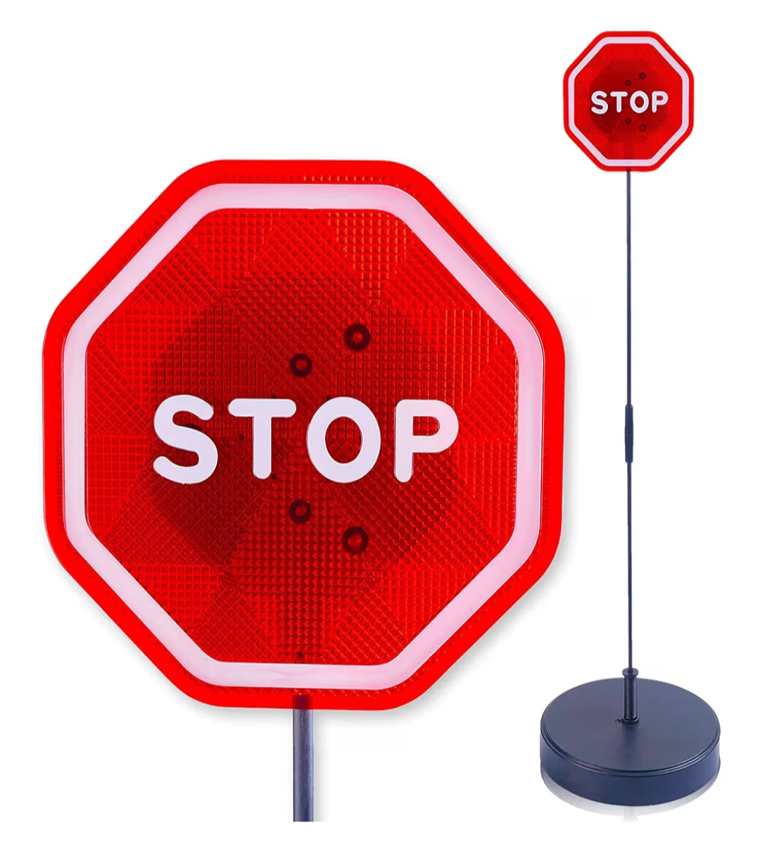 Flashing LED Stop Sign Garage Parking Assistant