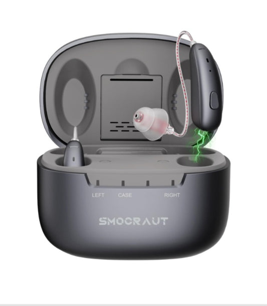 -001 NEW ITEM- Smocraut OTC Rechargeable Digital Hearing Device