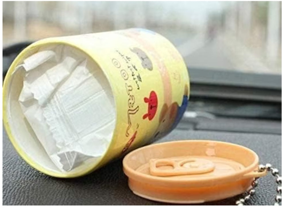 Mini Canisters of Tissue Shaped Like Soda Cans (2 packs for $5.00)