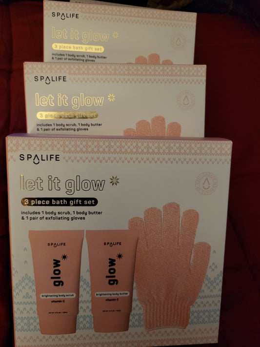 Spa Life 3 Piece Gift Se Let It Glow