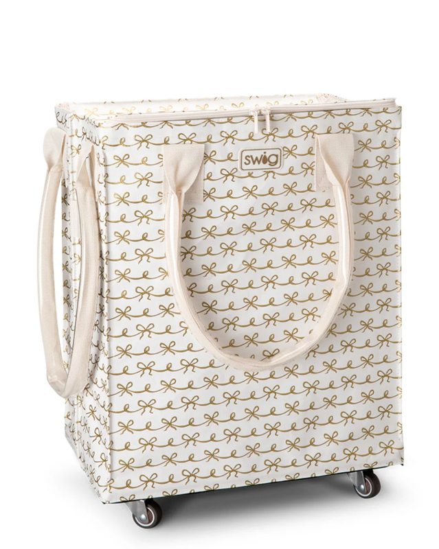 SWIG Life's Mega Rolling Tote Bag-PRETTY IN PEARL