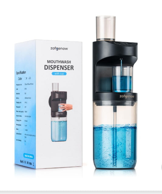 -001 NEW ITEM-Automatic Mouthwash Dispenser RECHARGEABLE