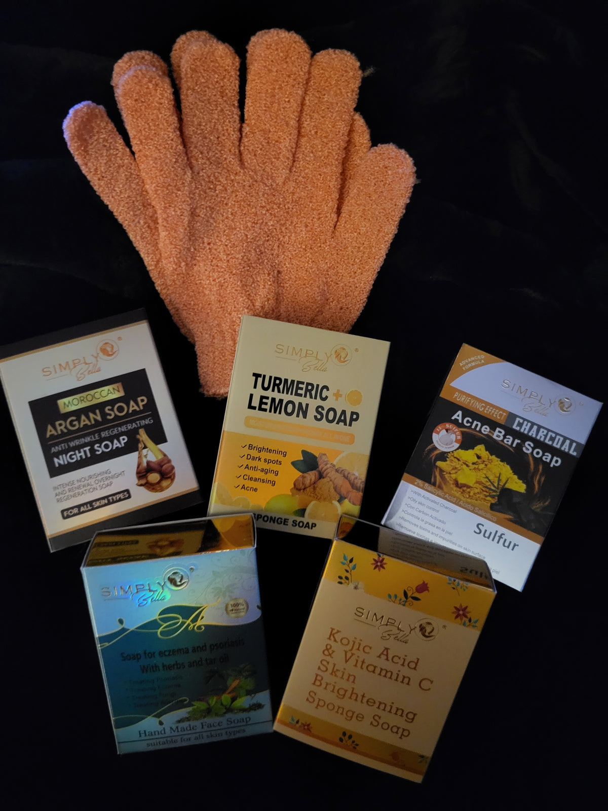 Luxury Soap Bundle w/Free Exfoliating Gloves