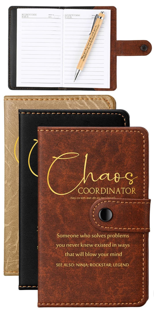 Inspirational A5 Leather Notebooks with Pens (3 pack)Inventory #1082073071