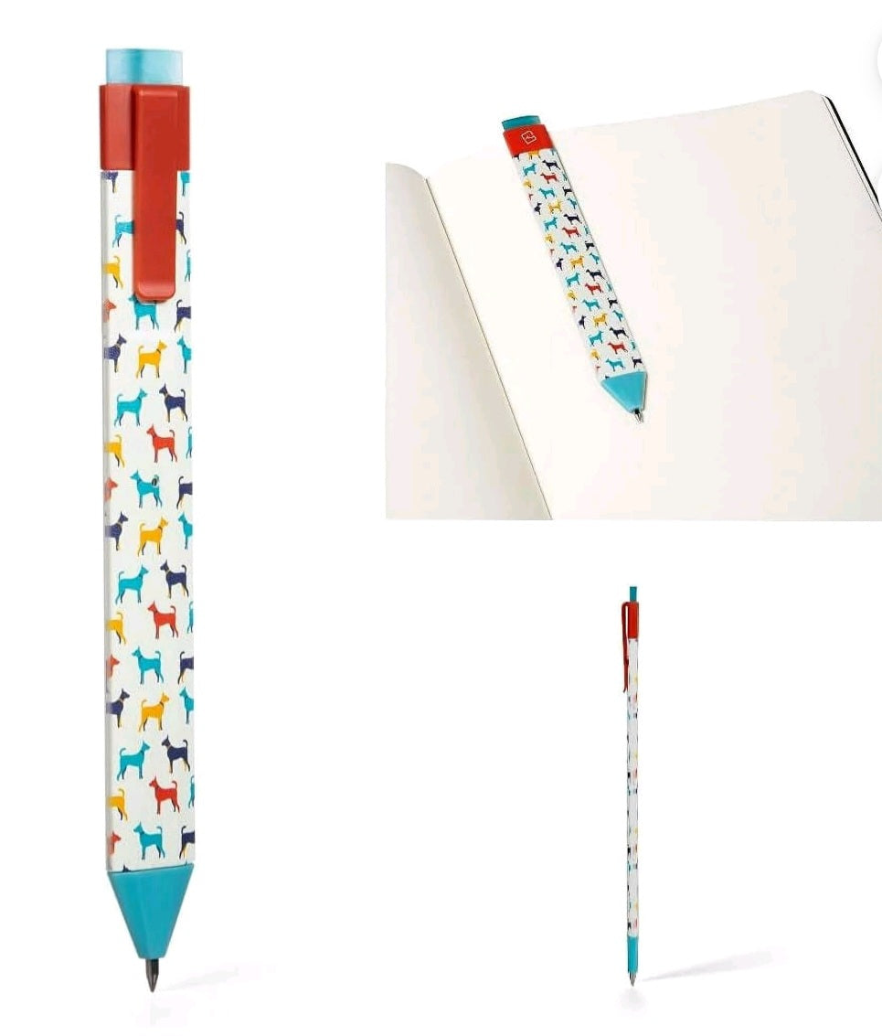 Erasable 3-in-1 Gel Pen/Bookmark w/ 2 Refills(3 pens)