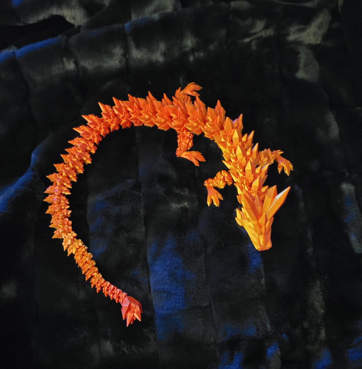 3D Printed Orange Dragon